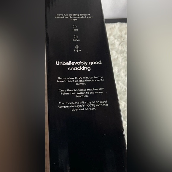 Black Electric Fondue Set - Picture 4 of 6